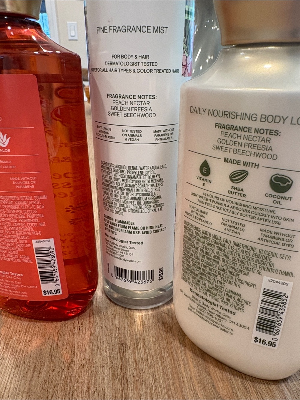 Bath and Body Peach Blossom & Nectar Body Care Set - Picture 2 of 2